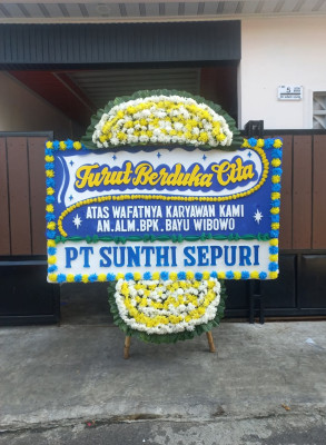 Papan Bunga Duka di Asakota