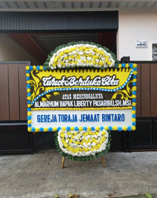Papan Bunga Duka di Asakota