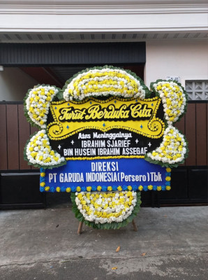 Papan Bunga Duka di Asakota